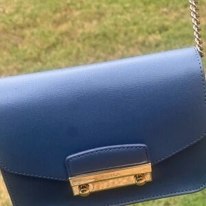 Furla Blue Crossbody Bag